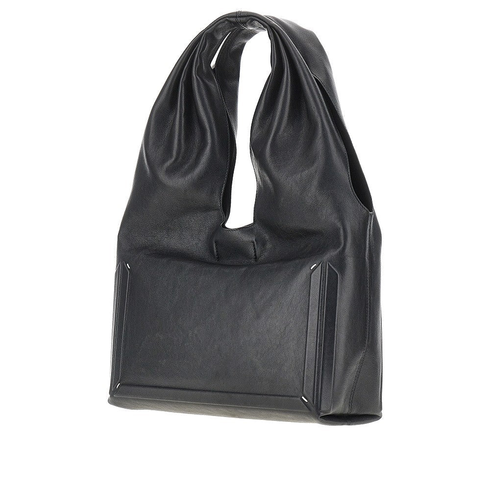 leather medium box bag