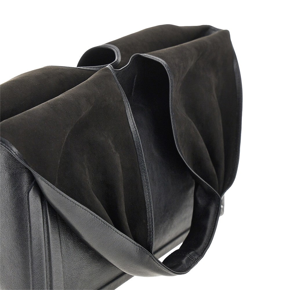 leather medium box bag
