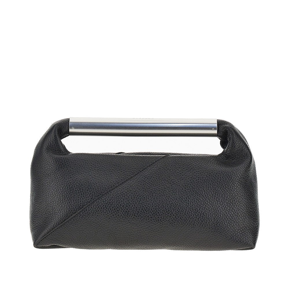 MM6 OS leather japanese jewel handle bag