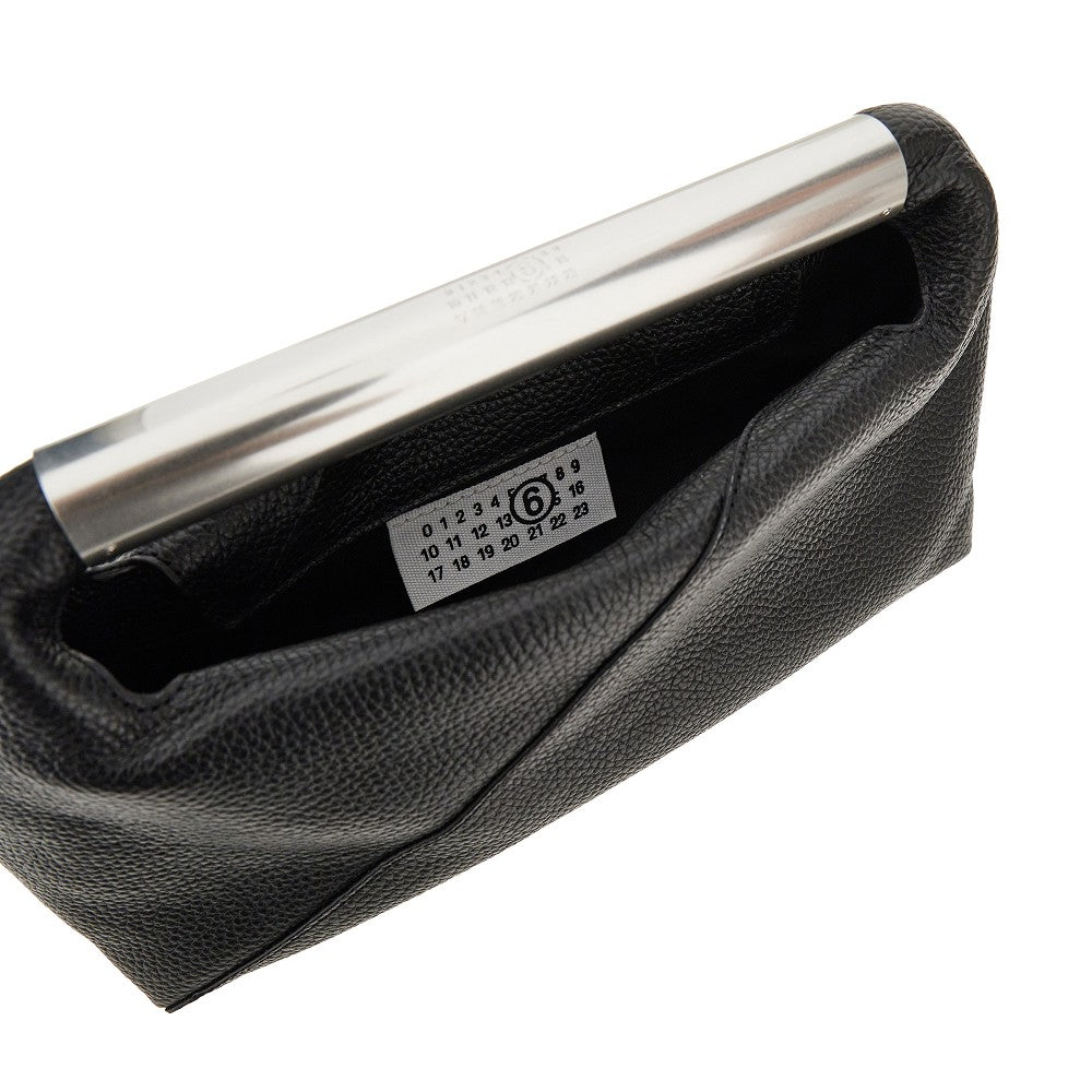 leather japanese jewel handle bag