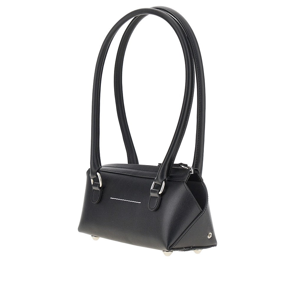 leather mini bauletto shoulder bag