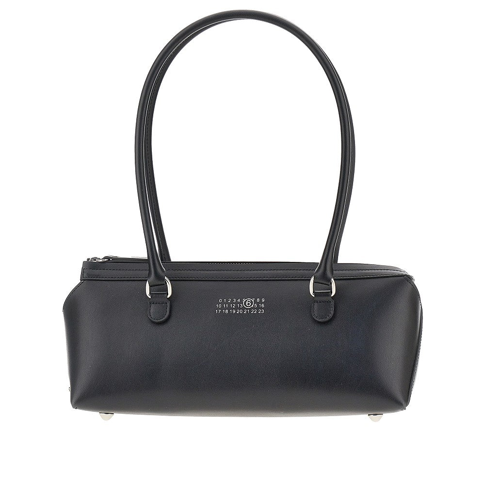 leather small bauletto shoulder bag