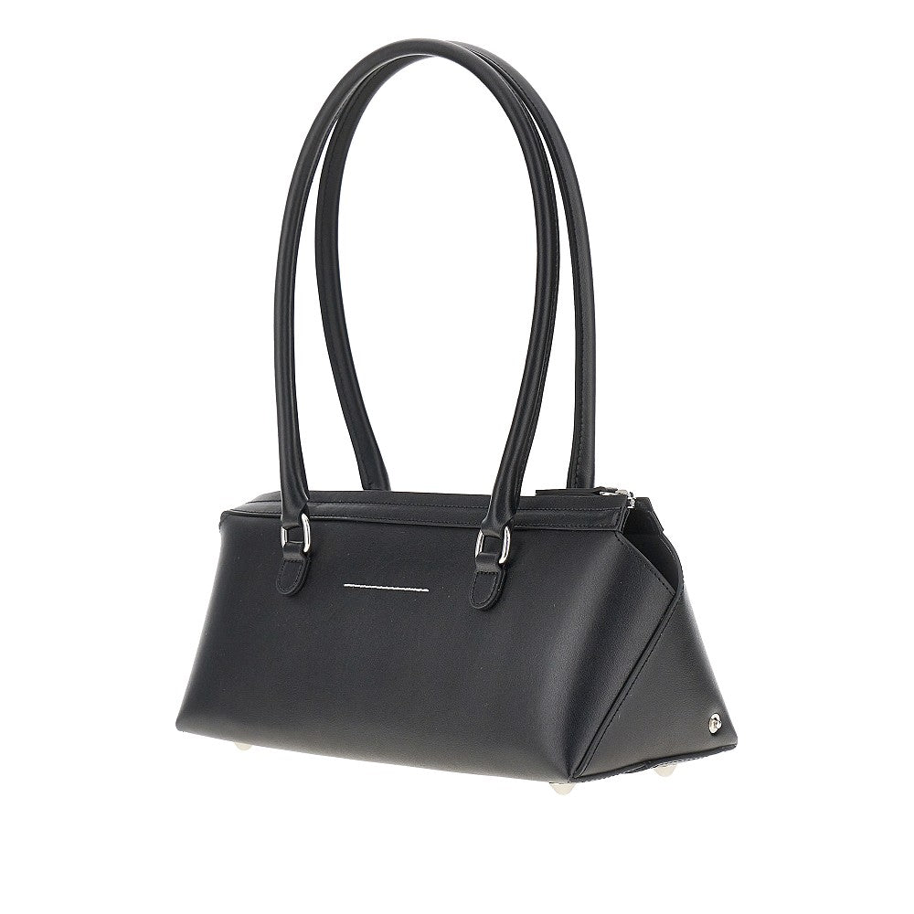 leather small bauletto shoulder bag