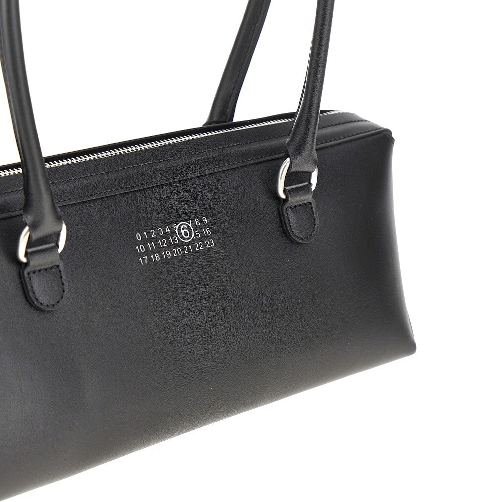 leather small bauletto shoulder bag