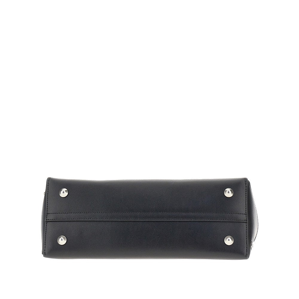 leather small bauletto shoulder bag