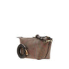 jacquard paisley fabric shoulder bag