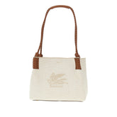 ETRO OS canvas small libra shopping bag