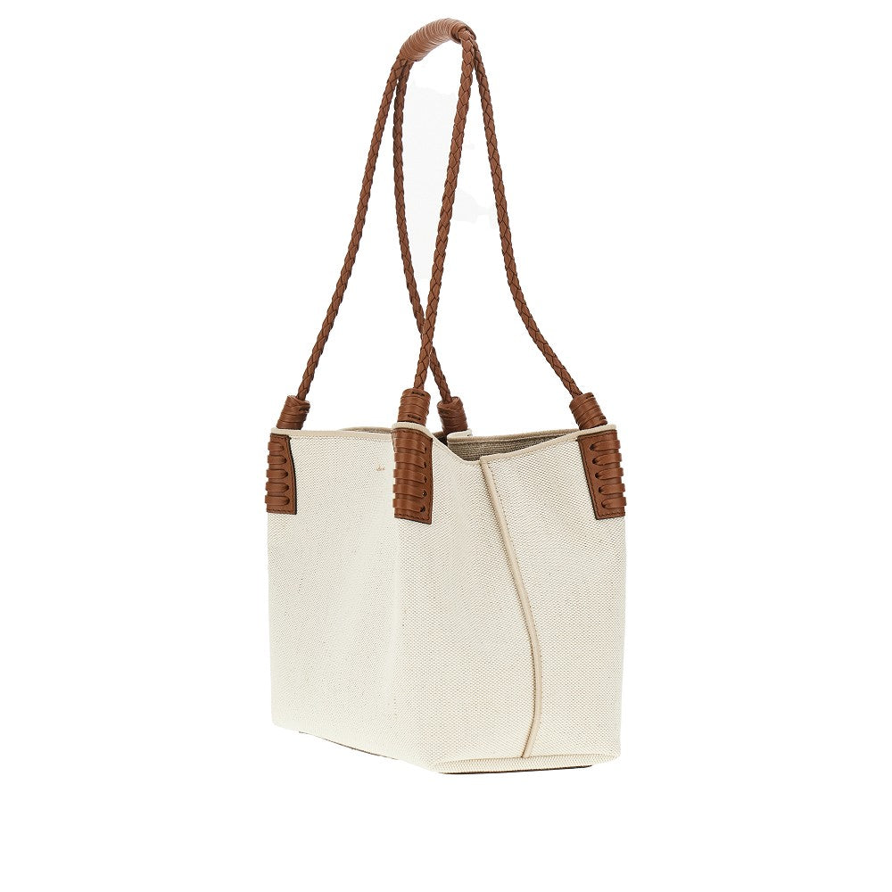 ETRO OS canvas small libra shopping bag