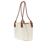 ETRO OS canvas small libra shopping bag