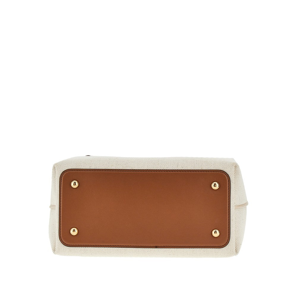 ETRO OS canvas small libra shopping bag