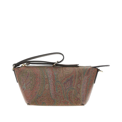 jacquard paisley fabric mini bag
