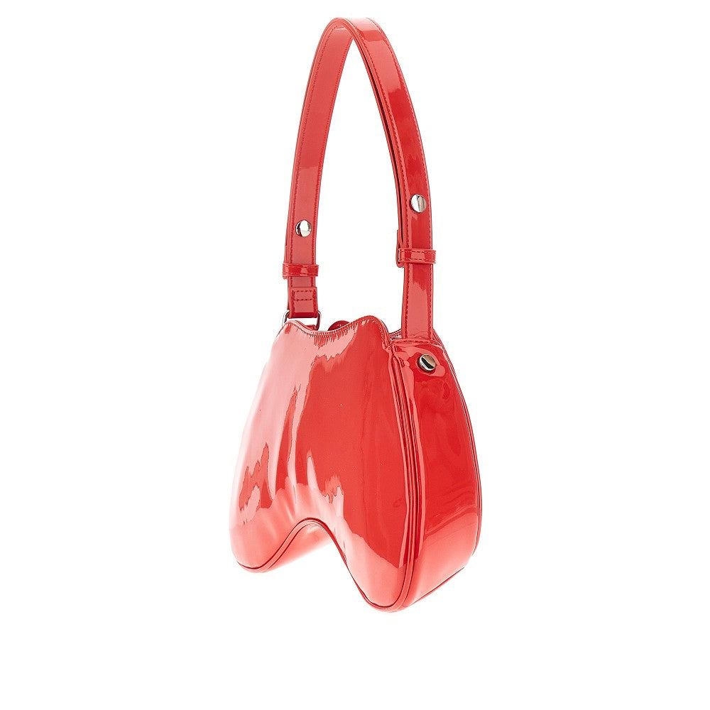 DIESEL OS glossy faux leather play shoulder bag