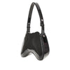 glossy faux leather play shoulder bag