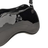 glossy faux leather play shoulder bag