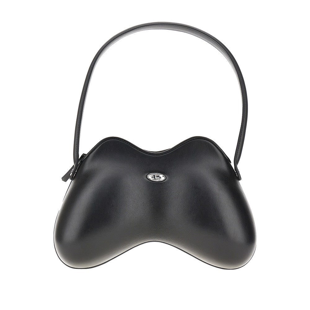 DIESEL OS double-d faux leather shoulder bag