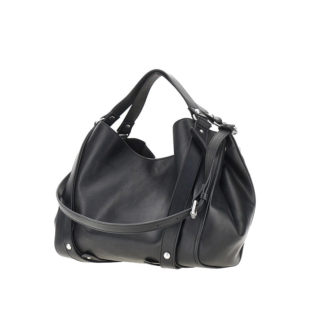 leather small d-one bag