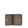leather small bi-fold wallet