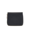leather small bi-fold wallet