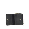 leather small bi-fold wallet