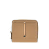 leather small bi-fold wallet