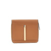 leather small bi-fold wallet