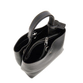 TODS OS grained leather mini shopping bag