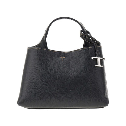 TODS OS grain leather micro shopping bag