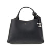 grain leather micro shopping bag