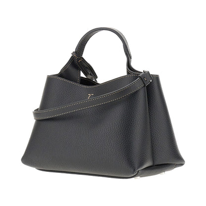 TODS OS grain leather micro shopping bag