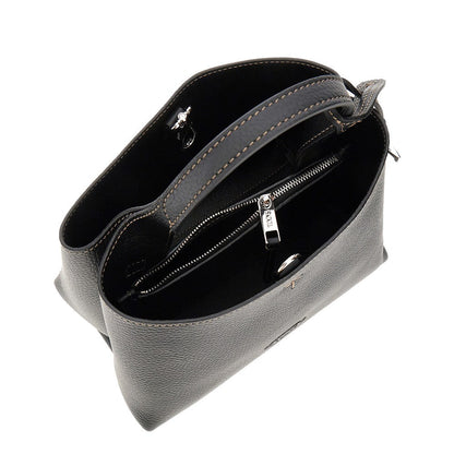 TODS OS grain leather micro shopping bag