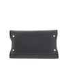 grain leather micro shopping bag