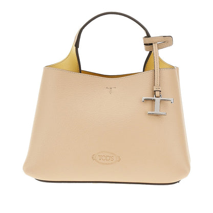 TODS OS grained leather micro shopping bag