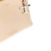 TODS OS grained leather micro shopping bag