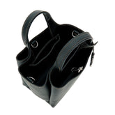 TODS OS grained leather mini shopping bag