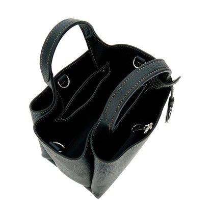 TODS OS grained leather mini shopping bag