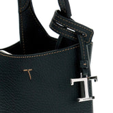 TODS OS grained leather mini shopping bag