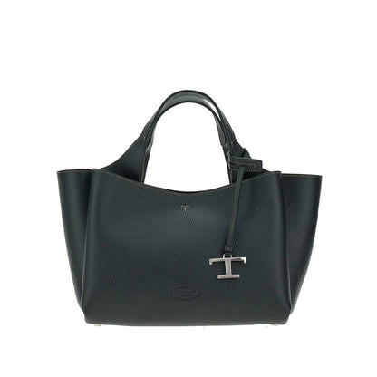 TODS OS grained leather mini shopping bag