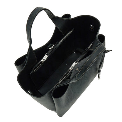 TODS OS grained leather mini shopping bag