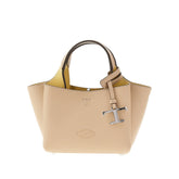 TODS OS grained leather mini shopping bag