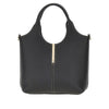 leather mini tote shopping bag