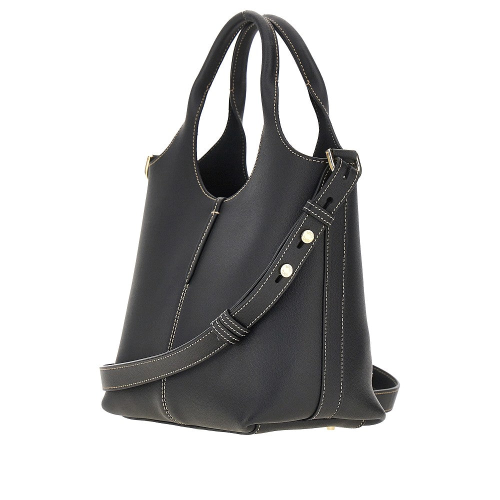 TODS OS leather mini tote shopping bag