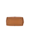 leather small tote shopping bag
