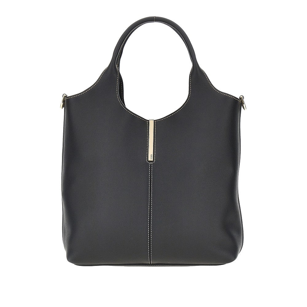 TODS OS leather small tote shopping bag
