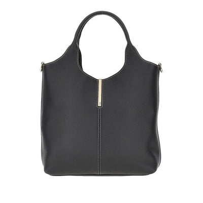 leather small tote shopping bag