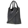 leather small tote shopping bag