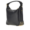 leather metal dots mini bag