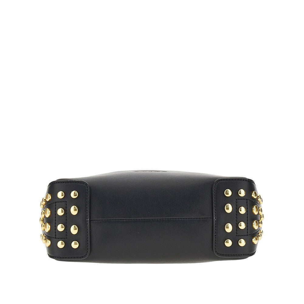 leather metal dots mini bag