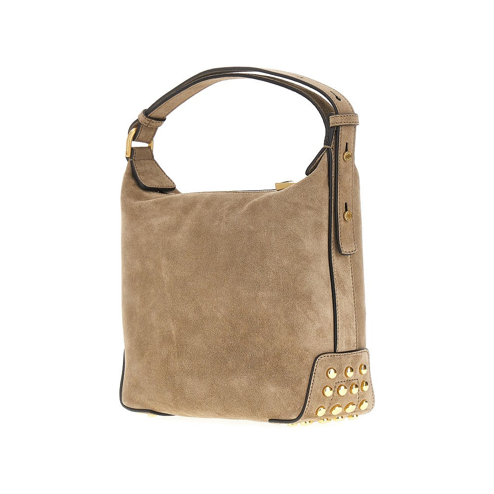 TODS OS leather metal dots mini bag