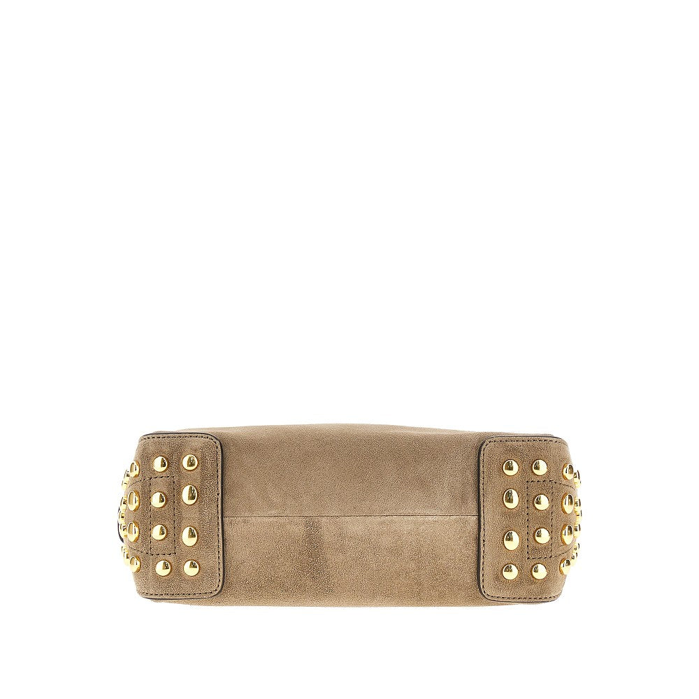 leather metal dots mini bag