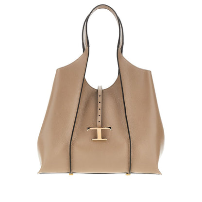 TODS OS leather medium t timeless shopping bag